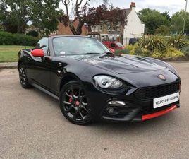 ABARTH 124 SPIDER 2018 18 ABARTH 124 1.4 SPIDER MULTIAIR 2D 168 BHP