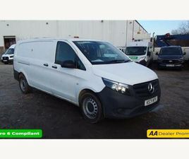 MERCEDES VITO 116 2.0 116 CDI PROGRESSIVE G-TRONIC RWD L3 EURO 6 (START/STOP) 5DR (XLWB)