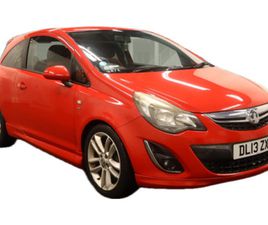 2013 VAUXHALL CORSA 1.4 SRI 3DR [AC] HATCHBACK PETROL MANUAL