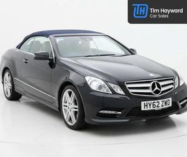 3.0 E350 CDI V6 BLUEEFFICIENCY SPORT CABRIOLET G-TRONIC EURO 5 2DR