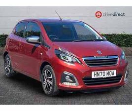 2020 PEUGEOT 108 1.0 72 COLLECTION 5DR HATCHBACK PETROL MANUAL