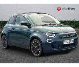 2022 FIAT 500 87KW LA PRIMA 42KWH 3DR AUTO HATCHBACK ELECTRIC AUTOMATIC