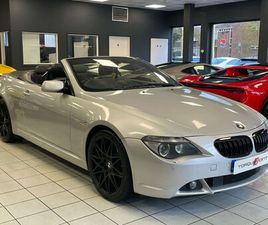 BMW SERIE 6 CABRIOLET 630 2007 BMW 6 SERIES 3.0 630I SPORT CONVERTIBLE AUTO