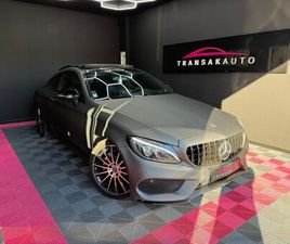 MERCEDES CLASSE C COUPE SPORT 220D 9G-TRONIC FASCINATION PAK AMG / FRANCAISE / CAMERA 360 / TOIT OVRANT / PALETTES / DYNAMIC SELECT / SIEGES ELEC / 19