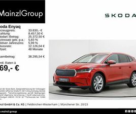 SKODA ENYAQ 80X AHK ACC KAM. WÄPU MATRIX HUD CARPLAY