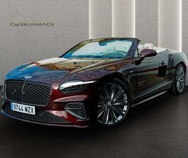 BENTLEY CONTINENTAL GTC SPEED C V8 SPEED CONVERTIBLE