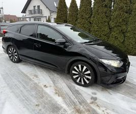 HONDA CIVIC TOURER 1,6 DIESEL, SALON PL, KAMERA, BOGATE WYPOSAZENIE PNIEWY • OLX.PL