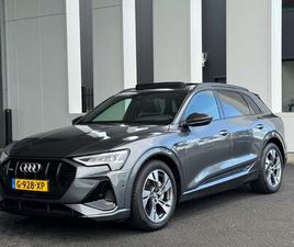 AUDI E-TRON E-TRON QUATTRO LAUNCH EDITION BLACK 2X S - LINE, PANORAMADAK, 1/2 LEDEREN SPORTINTERIEUR, VELE OPTIES, NL AUTO