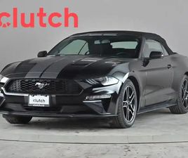 2018 FORD MUSTANG ECOBOOST CONVERTIBLE W/ APPLE CARPLAY, HEATED
