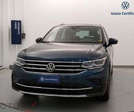 VOLKSWAGEN TIGUAN ALLSPACE 2.0 TDI SCR DSG 4MOTION ELEGANCE DEL 2021 USATA A BUSTO ARSIZIO