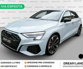 AUDI S3 SPORTBACK TFSI 310 CV QUATTRO S TRONIC SPORT ATTITUDE DEL 2022 USATA A LIVORNO