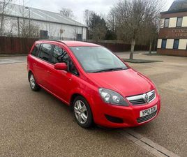 2012 VAUXHALL ZAFIRA 1.7 CDTI ECOFLEX DESIGN [110] 5DR MPV DIESEL MANUAL