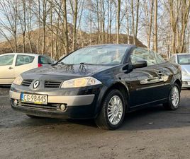 RENAULT MEGANE CC RENAULT MÉGANE 1.6PB 2004R. CABRIO ANDROID FELGA SZKLANY DACH WIESZOWA • OLX.PL