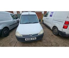 VAUXHALL, COMBO, CAR DERIVED VAN, 2008, MANUAL, 1686 (CC)