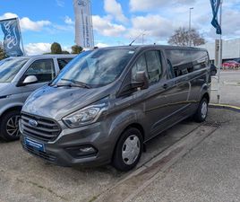 FORD TRANSIT CUSTOM 320 L2H1 2.0 ECOBLUE 130 S&S CABINE APPROFONDIE TREND BUSINESS BVA6 7CV