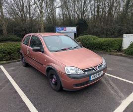 VAUXHALL, CORSA, HATCHBACK, 2001, MANUAL, 973 (CC), 3 DOORS