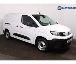 2025 PEUGEOT PARTNER 1.5 BLUEHDI 100 PROFESSIONAL VAN PANEL VAN DIESEL MANUAL