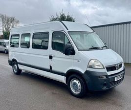 VAUXHALL MOVANO 2.5 CDTI 16V 3900 4DR (LWB, 17 SEATS)