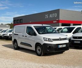 CITROEN BERLINGO VAN XL 950KG BLUEHDI 100CH PACK PREMIUM CONNECT 2 PLACES RARE