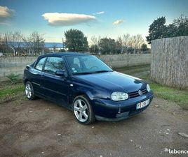 VOLKSWAGEN GOLF CABRIO GOLF IV CABRIOLET 2001 - IDÉALE PROJET PASSIONNÉ