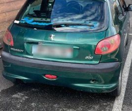 PEUGEOT 206 DIESEL 2003 – CT OK 2027 – À VENDRE EN L’ÉTAT