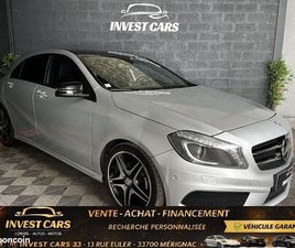MERCEDES CLASSE A (W176) A200 1.6I 156CH FASCINATION 7G-DCT - PACK AMG + CUIR NAPPA + PACK SPORT BLACK