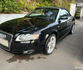 AUDI A4 CABRIO AUDI A4 CABRIOLET 2.0 TDI 140 S 49100 KMS D’ORIGINE. ÉTAT COLLECTION -CAPOTE NEUVE