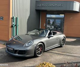 PORSCHE 911 CABRIOLET 991 CARRERA GTS PORSCHE 911 991.2 CARRERA GTS CABRIOLET 3.0L 450CH PDK - MALUS INCLUS - 06/2018, 89380 KMS, PSE, PACK SPORT CHRONO, 4 ROUES DIRECTRICES,RÉGULATEUR, BOSE, PADM,