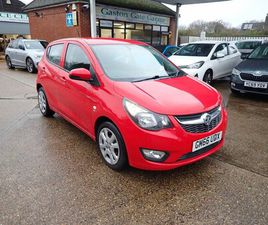 VAUXHALL VIVA 2017 (66) - 1.0I SE HATCHBACK 5DR PETROL MANUAL EURO 6 (A/C) (75 PS)
