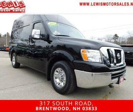 NISSAN CARGO 2018 NISSAN NV CARGO SL ONE OWNER SUPER CLEAN CARGO VAN