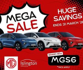 MG MGS6 77KWH TROPHY AUTO 4WD 5DR