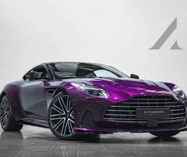 ASTON MARTIN DB12 4.0 V8 | 21 | CERAMICS | BOWERS & WILKINS | BLACK PACK | HEATED WHEEL | 16-WAY | VENTILATION | STORM PURPLE