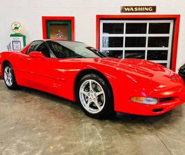 2001 CHEVROLET CORVETTE, Z51, TORCH RED/LIGHT OAK, 82K MILES, AUTO