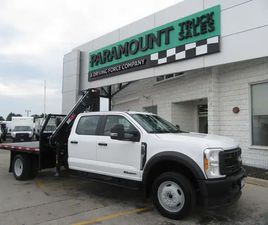 2023 FORD F-550 DIESEL CREW CAB 4X4 NEW KNUCKLE BOOM CRANE