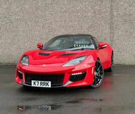 2016 LOTUS EVORA 3.5 V6 400 2DR COUPE PETROL MANUAL