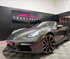 PORSCHE 718 BOXSTER S PORSCHE 718 BOXSTER S 2.5I 350CH PDK ** ECHAPPEMENT SPORT / LIFT / CUIR ETENDU / SUIVI PORSCHE **