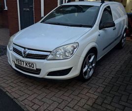 VAUXHALL, ASTRAVAN, CAR DERIVED VAN, 2007, MANUAL, 1686 (CC)