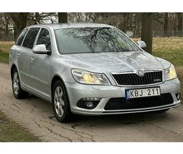 SKODA OCTAVIA RS SKODA OCTAVIA RS 2.0 TSI SVENSKSÅLD, SKINN, DRAG, GPS, NY BE