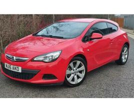 2016 VAUXHALL ASTRA GTC 1.4I TURBO SPORT EURO 6 (START/STOP) 3DR HATCHBACK PETROL MANUAL