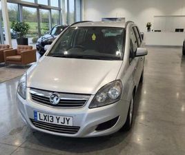 2013 VAUXHALL ZAFIRA 1.7 CDTI ECOFLEX EXCLUSIV [110] 5DR MPV DIESEL MANUAL