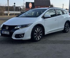HONDA CIVIC TOURER HONDA CIVIC TOURER 1.8 ELEGANCE NAVI (AUTOMATA) / MO.-I / 1. TUL. / VALÓS KM / VÉGIG VEZ. SZK. / NAGYON MEGKÍMÉLT ÁLLAPOTBAN