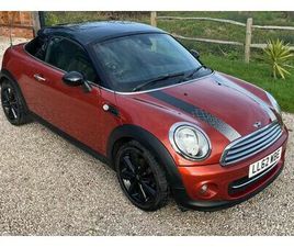 REDUCED STUNNING MINI, COUPE, COUPE, 2012, MANUAL, 1598 (CC), 2 DOORS