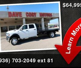 2023 RAM 4500 HD TRADESMAN CREW CAB 11FT FLAT BED 6.7L CUMMINS TURBO