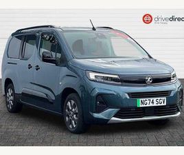 VAUXHALL COMBO 52KWH ULTIMATE XL MPV AUTO 5DR (7.4KW CHARGER)
