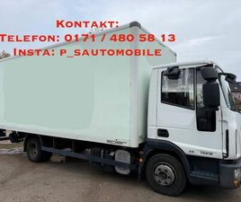 IVECO EURO CARGO EUROCARGO 7.49T ML 75 E 18 6M KOFFER MIT LBW