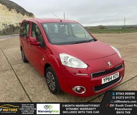 PEUGEOT PARTNER TEPEE 1.6 HDI TEPEE S MPV 5DR DIESEL AUTOMATIC (135 G/KM, 92 BHP)