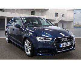 2018 AUDI A3 1.5 35 TFSI S LINE SPORTBACK 5D TRONIC