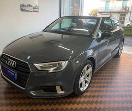 AUDI A3 CABRIO AUDI A3 3ª SERIE A3 CABRIO 1.6 TDI 116 CV SPORT