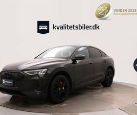 BRUGT AUDI E-TRON SPORTBACK 55 S LINE BLACK EDITION QUATTRO 408HK 5D AUT. TIL SALG