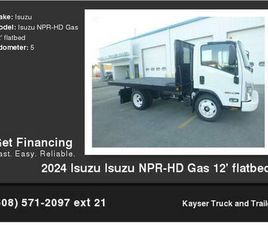 2024 ISUZU ISUZU NPR-HD GAS 12’ FLATBED